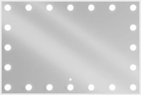 Mexen Dona LED-es, 100 x 80 cm-es fürdőszobai tükör, 6000K, páramentes - 9818-100-080-611-00