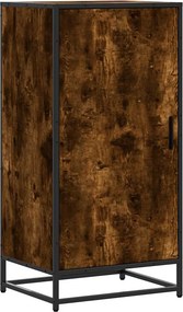 vidaXL füstös tölgy színű szerelt fa cipőtartó 48x38x97,5 cm