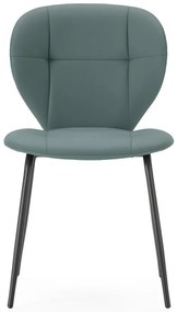 Sötétzöld étkezőszék szett 2 db-os Maura – Marckeric