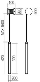 Redo 01-3301 - SWING dimmelhető LED fali lámpa 9W/230V 3000/4000K CRI 90 fehér