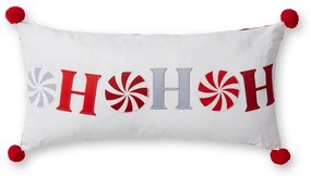 Bársony díszpárna karácsonyi mintával 60x30 cm Ho Ho Ho – Catherine Lansfield