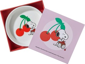 PEANUTS kerek tálka Ø 10,3 cm , Snoopy cseresznye