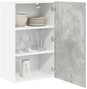 Függő szekrény Riga Beton szürke és fehér 50 x 31 x 80 cm