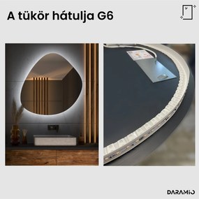 Atipikus tükör LED világítással G6