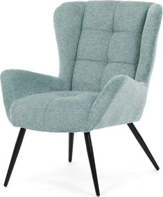 Fotel (füles), kék, szövet, AK-H9206 BLUE2