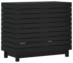 tömör fenyőfa szennyestartó láda 88,5 x 44 x 76 cm