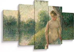 Kép - Camille Pissarro, The Bather, reprodukciók (150x105 cm)