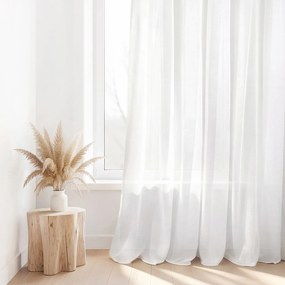 Goldea függöny – rusztikus fehér 300 cm