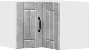 vidaXL Konyhaszekrény Beton Szürke 57 x 57 x 40 cm Faanyag