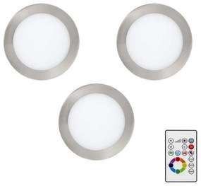 Eglo 78738-SADA 3x LED RGBW TINUS 4,8W/230V dimmelhető mennyezeti lámpa + DO