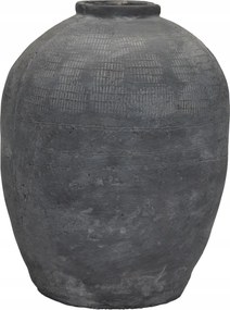House Doctor Rustik Dekoratív Virágváza 47 cm Szürke