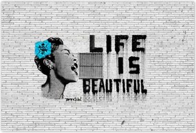 Poszterek 200x135 Banksy Life is beautiful