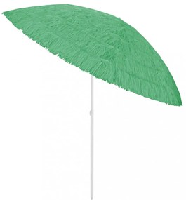 zöld hawaii stílusú strandnapernyő 300 cm