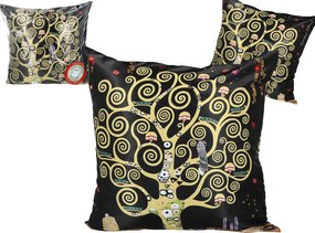 Töltettel/cipzárral ellátott párna G. Klimt: Az élet fája(CARMANI)