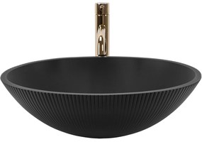 Pultos mosdókagyló REA DELLA Black Matt