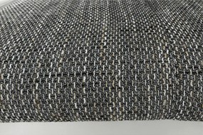 Ülőgarnitúra, műbőr fehér/szövet szürke melír, TONIKS