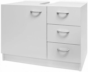 Casaria® Fürdőszobai szekrény 3 fiókkal