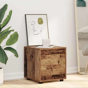 vidaXL Fürdőszoba Székény Öreg fa 40,5 x 40 x 44 cm Faanyag