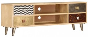 tömör mangófa TV-szekrény 120 x 30 x 40 cm