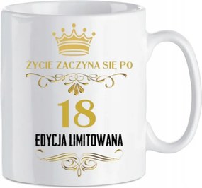 Nagy Bögre Nyomtatott 18. Születésnapra 18év Ajándék