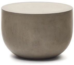 Beton kerek kerti dohányzóasztal ø 60 cm Garbet – Kave Home