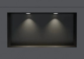 Fali polc rozsdamentes acélból, 60x30x10 cm Bernstein