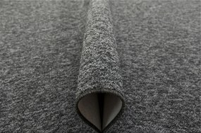 Hurokszőnyeg Szürke Grafit Elegáns Filc Nappali Érme 100x200 cm