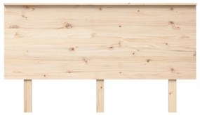 tömör fenyőfa ágy fejtámla 144x6x82,5 cm
