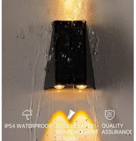 Immax 08490L - LED napelemes fali lámpa szenzorral LED/2W/5V IP54