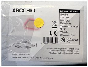 Arcchio Arcchio - LED RGBW Dimmelhető mennyezeti lámpa BRENDA LED/30W/230V + távirányító LW1252