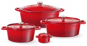 Indukciós tűzhelyhez alkalmas öntöttvas edény fedővel 270 ml – Hendi