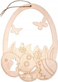 Fából készült tojások zsinóron, 25 cm magas CDW-8703 Aliga