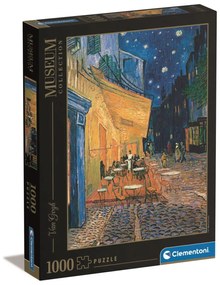 Művészet A Kávézó terasza este Van Gogh 1000 db-os puzzle Clementoni