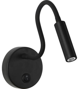 Brilagi - LED Rugalmas fali lámpa MAYA LED/3W/230V 4000K fekete