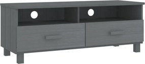 vidaXL HAMAR sötétszürke tömör fenyőfa TV-szekrény 106 x 40 x 40 cm
