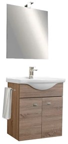 Zeus 65 komplett fürdőszoba bútor Rauna szil