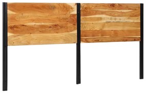 tömör fa akác és vas fejtámla 200 cm