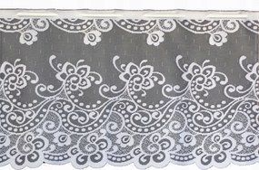 Mg Irigység Függöny jacquard fehér M59 40cm 2,2m