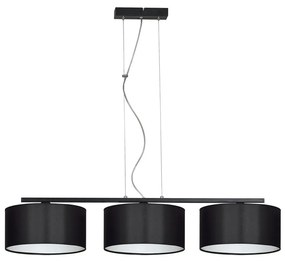 Csillár zsinóron ASTRA 3xE27/60W/230V fekete