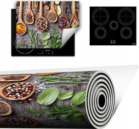 Vinyl Szőnyeg A Konyhába Több Hely 70x52 Fűszerek Fa