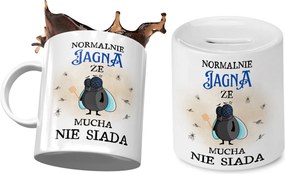 Bárány Bögre Ajándék Persely Szett Nyomtatott Fotóval