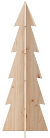 tömör fenyőfa karácsonyfa-dekoráció 112 cm
