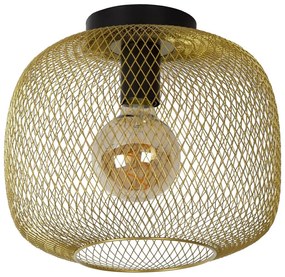 Lucide 45185/30/02 - Mennyezeti lámpa MESH 1xE27/40W/230V sárgaréz