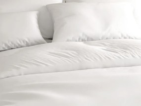 Standard Bújtatós fehér pamut ágyneműhuzat Ágyneműhuzat mérete: 70 x 90 cm | 140 x 200 cm