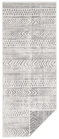 Biri szürke-krémszínű kültéri szőnyeg, 80 x 250 cm - NORTHRUGS