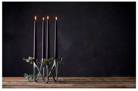 Roots ezüstszínű gyertyatartó - Morsø