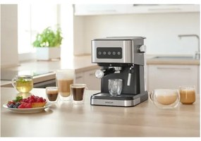 Sencor - Karos eszpresszó kávéfőző 1050W/230V fekete/matt króm