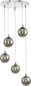 Dar Lighting Federico FED0550-01 Függőlámpa 5x40w/g9 ip20