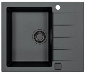 ALVEUS 1148158 - Mosogató CADIT 59x50 cm gránit/fekete