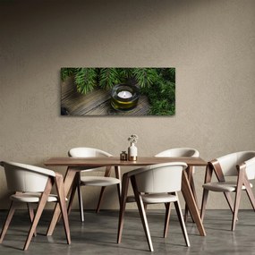 Kép - karácsonyi gyertya (120x50 cm)